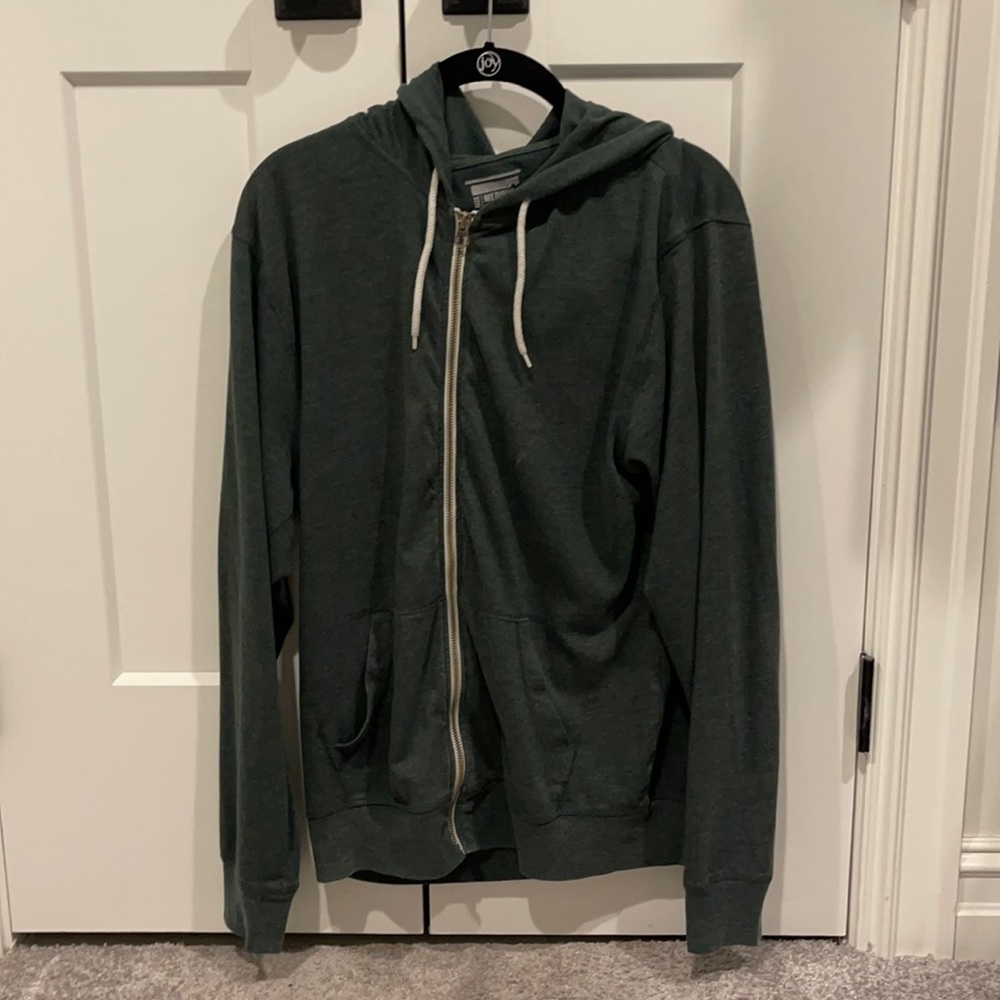 Green lightweight hoodie